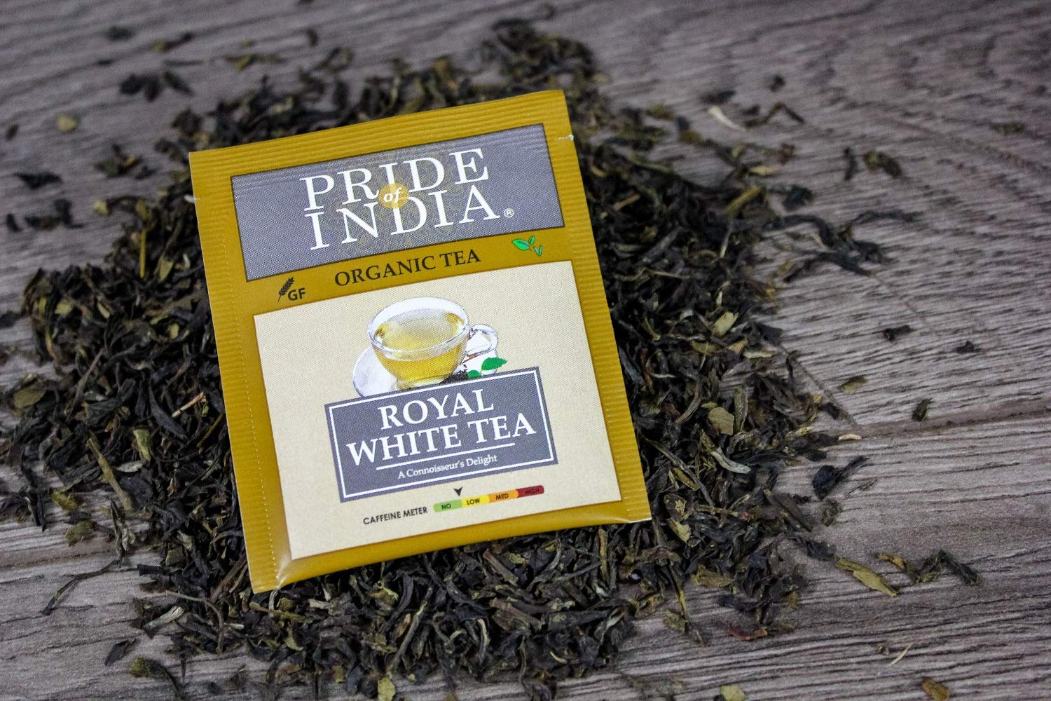 Organic Indian Royal White Tea Bags - Pack of 6