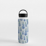 Load image into Gallery viewer, Blue Bonnet Handle Lid Water Bottle
